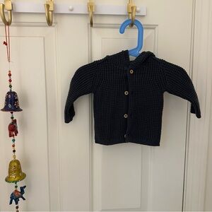 Carter's Charcoal Knit Baby Cardigan 3 months